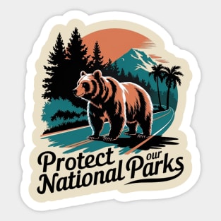 Protect-Our-National-Parks Sticker
